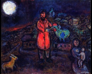 Marc Chagall Painting - Pueblo contemporáneo Marc Chagall